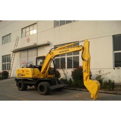 Máy xúc đào bánh lốp Wolwa DLS100-9A (gầu 0.35m3) 