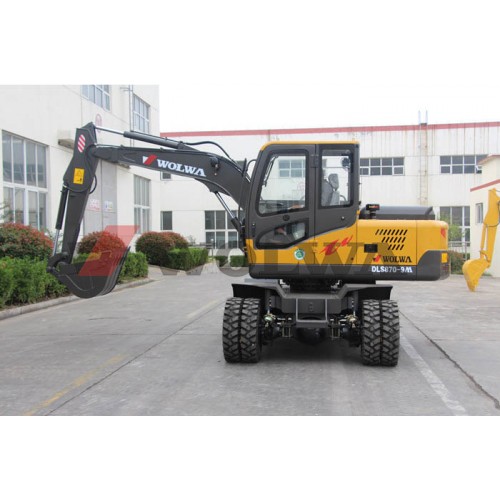Máy xúc đào bánh lốp Wolwa DLS870-9M (gầu 0.28m3) 